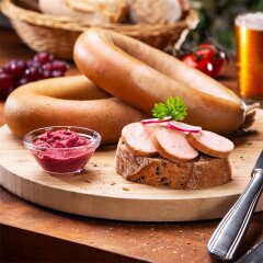 Kochwurst im Ring vom Metzger im Ahle-Wurscht Online-Shop...